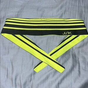 JUNK Neon Yellow and Black Hairband